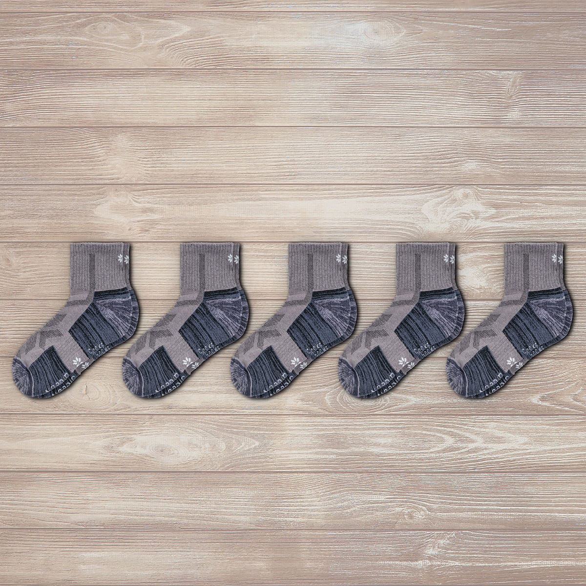 Hiking - Grey Low-Cut (5 pairs)