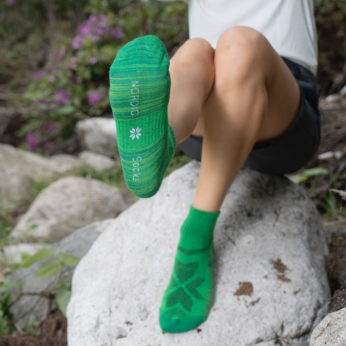 Hiking - Green Low-Cut (1 pair)