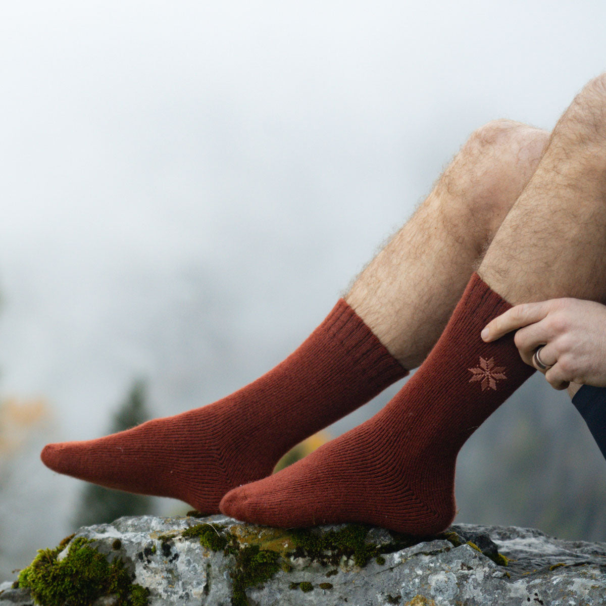 3-Pair Merino Wool Socks – 75% Wool 25% Acrylic – Men's Size 39/41 – Assorted Colors